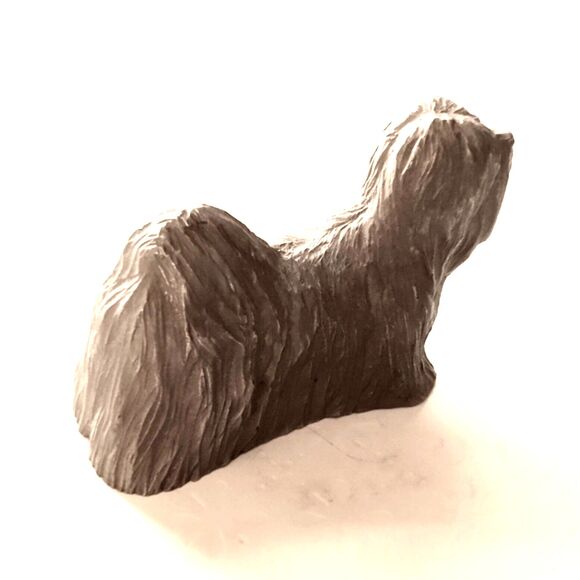 Vintage Maltese Dog Miniature Pewter Figurine – Rawcliffe Pewter P. Davis ‘79 - Picture 4 of 5